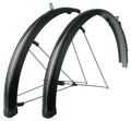 SKS Bluemels Stripes Schutzblech-Set 28" 65mm schwarz matt robustes, korrosionsgeschütztes Design mit ASR-Sicherheitssystem und einfacher Montage
