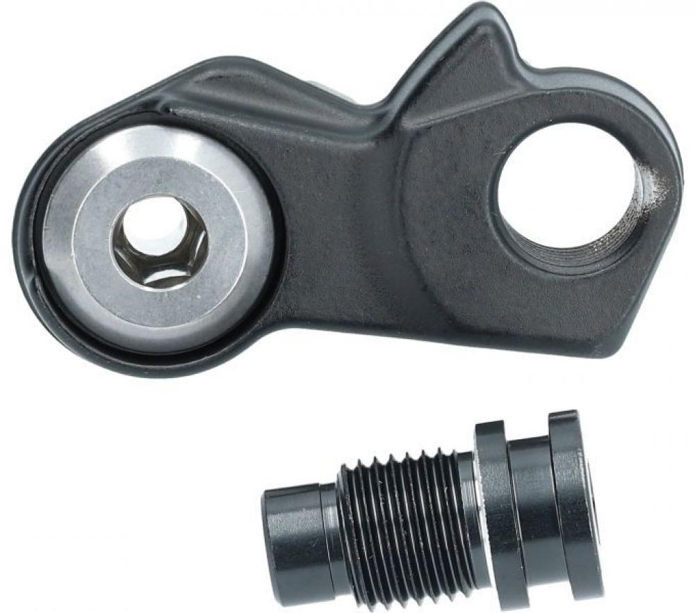 SHIMANO Achseinheit für Schaltwerkhalter RD-R8000 Normal Type: Schwarzer Schaltwerkhalter mit silberner Schraube und Achseinh