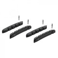 SHIMANO S70C Felgenbremsbeläge, 2 Paar schwarze Bremsbeläge mit Pins für gute Trockenbremsleistung.