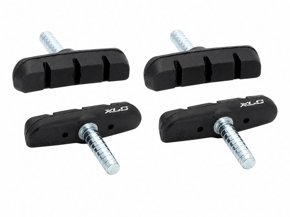 XLC BS-C02 Cantilever-Bremsschuhe 55 mm 4er-Set Schwarz