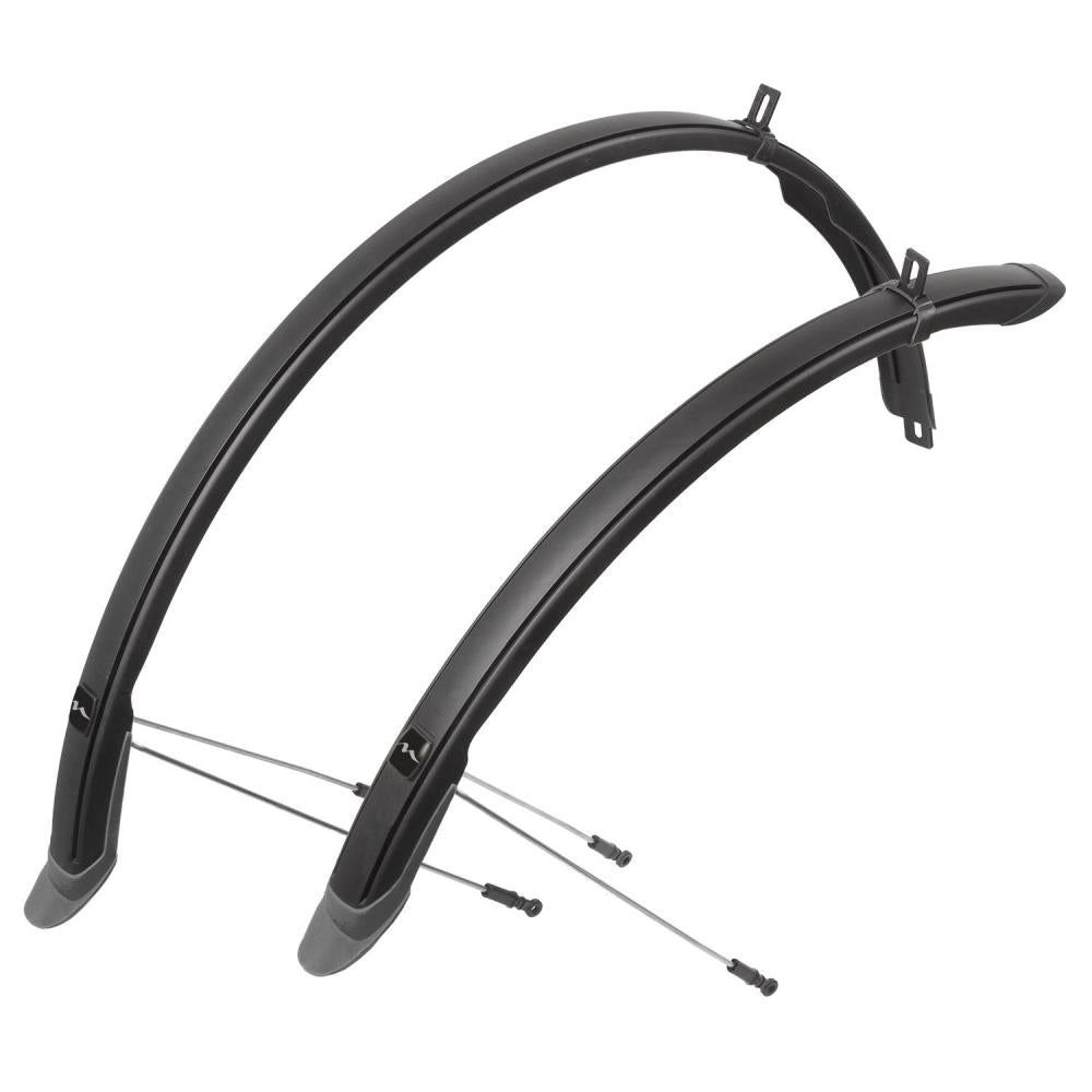 M-WAVE Mud Max II F+R Schutzblech Set robustes Steckschutzblech-Set für Vorder- und Hinterrad