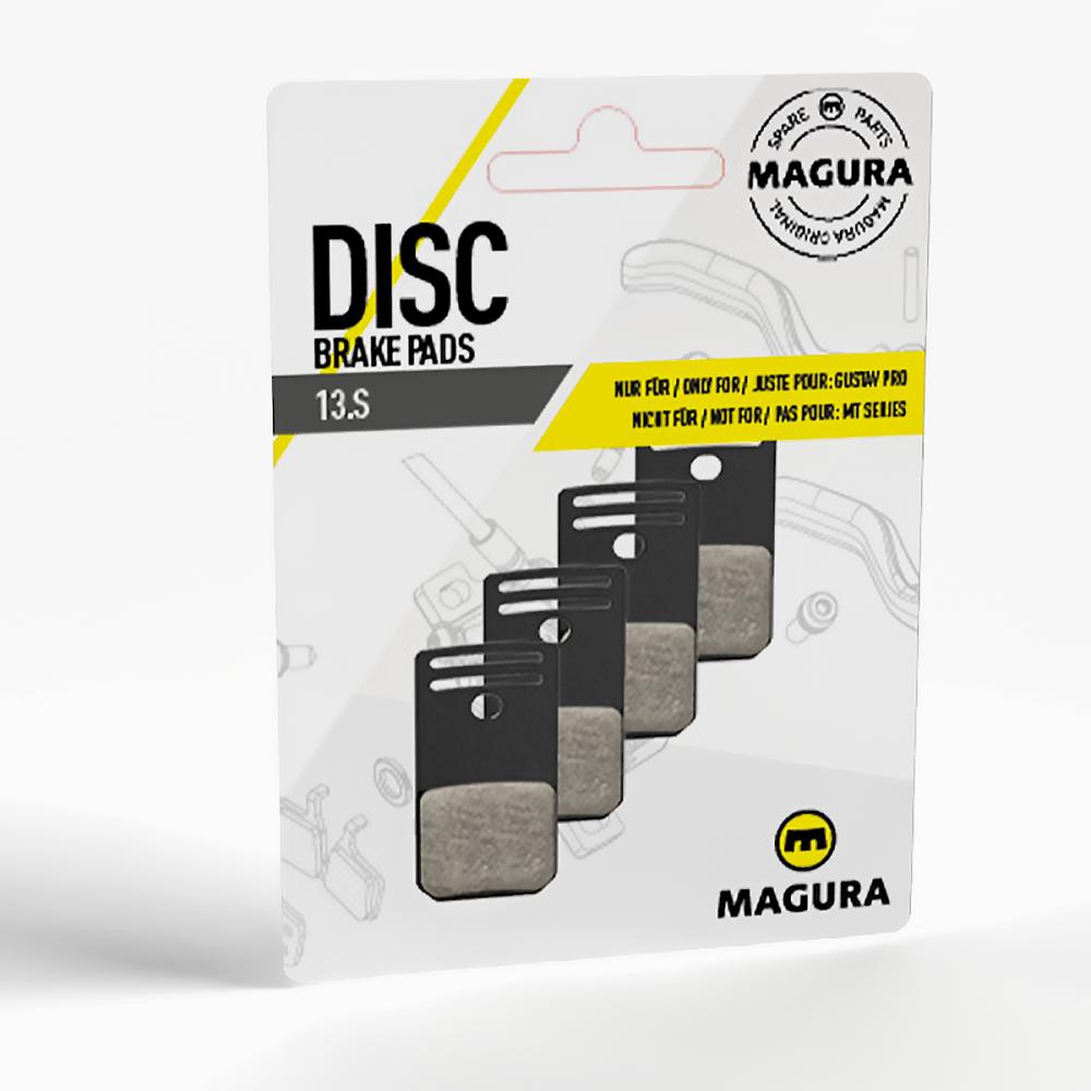 MAGURA Bremsbelag 13.S für GUSTAV PRO - leiser Allround-Belag mit hoher Bremskraft