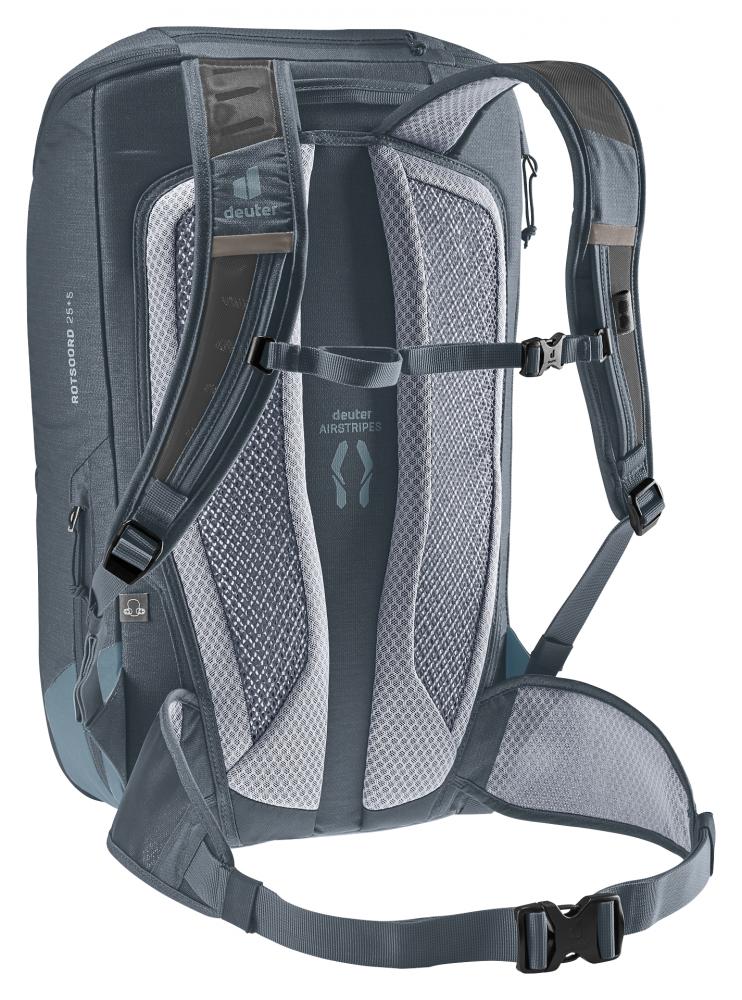 Deuter Rotsoord 25+5 Fahrradrucksack Graphite-Shale - Pendlerrucksack mit Helmhalterung