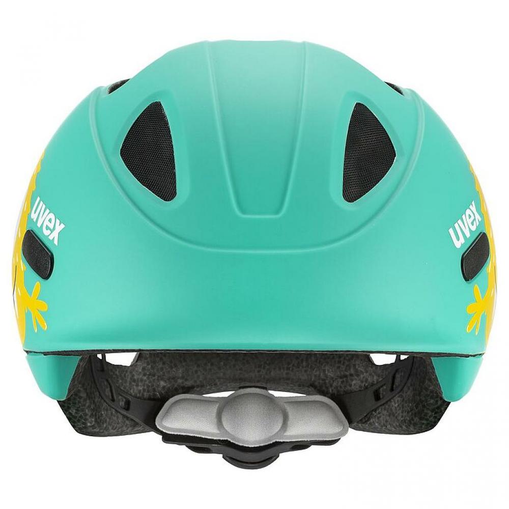uvex OYO Style Kinder-Fahrradhelm, Monster Lagoon matt, 45-50 cm, leichter In-Mold-Helm mit uvex xTRA Shield Stirnschutz, uvex KID PROtect Hinterkopfschutz, 10 Belüftungsöffnungen, IAS Größenanpassung
