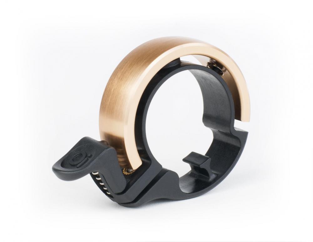 Knog Fahrradklingel Oi Classic groß 23.8 - 31.8mm messing