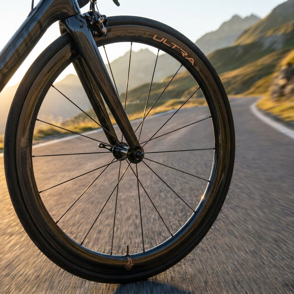 Campagnolo Hyperon Ultra Carbon Rennrad-Laufrad VR. Leicht, aerodynamisch, C-LUX Hochglanz. Für maximale Performance.