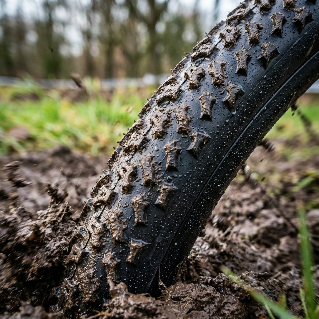 Ritchey Comp Megabite Cross Faltreifen 700x38C. Aggressives Profil für Cyclocross und Gravel. Optimaler Grip auf Schlamm und Schotter.