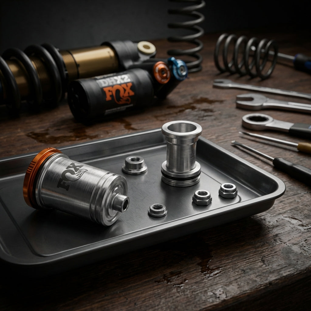 FOX Service Set Valving Assy DHX2 FX2 Rebound Main Piston für präzise Dämpfungs-Performance und Wartung.