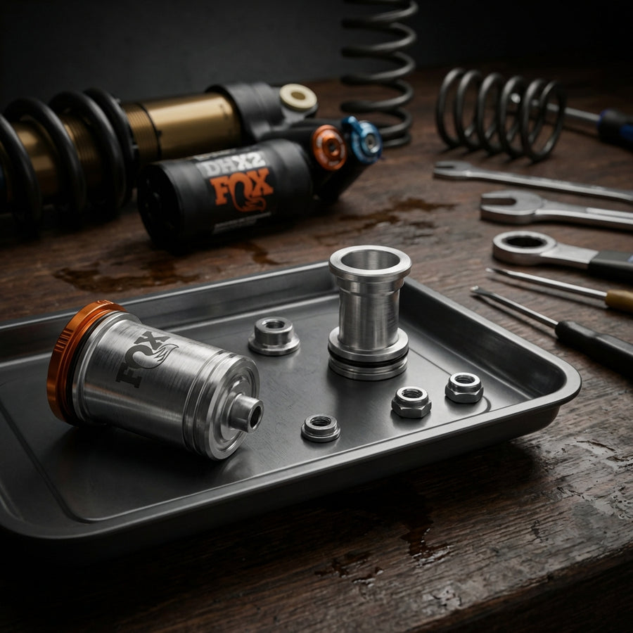 FOX Service Set Valving Assy DHX2 FX2 Rebound Main Piston für präzise Dämpfungs-Performance und Wartung.