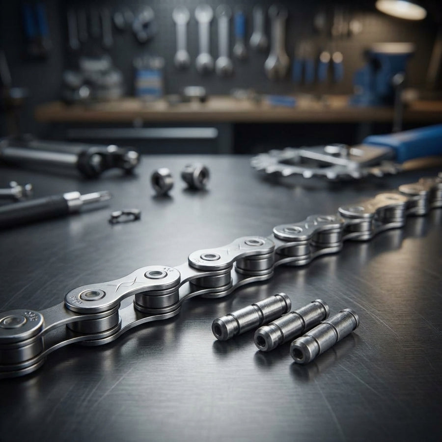 Shimano 3 Stück Kettennietstift 10-fach für die sichere Montage und Reparatur von Fahrradketten.