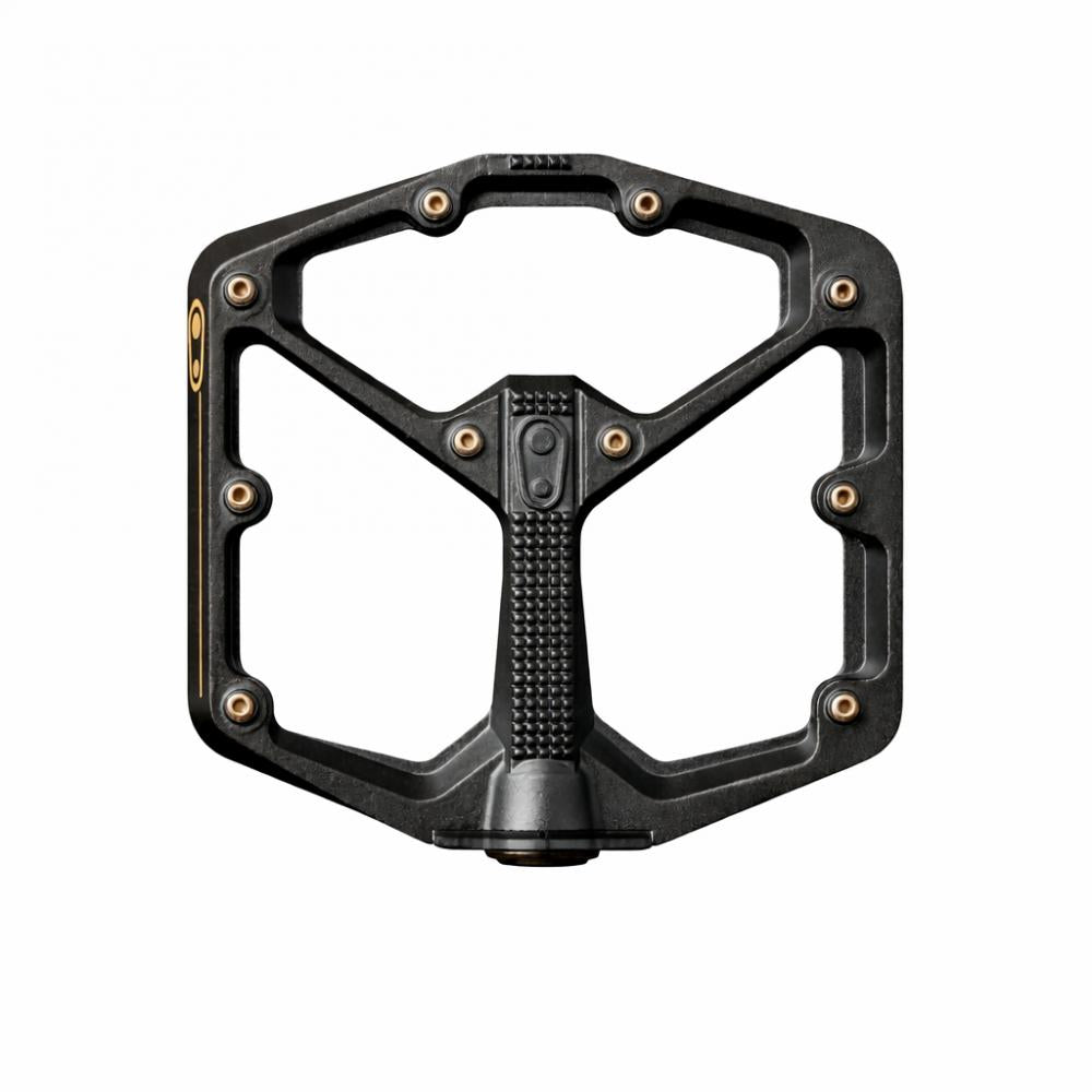 Crankbrothers Pedal Body Pedalkörper, Stamp V1, Level 7+11, large, rechts, schwarz gold