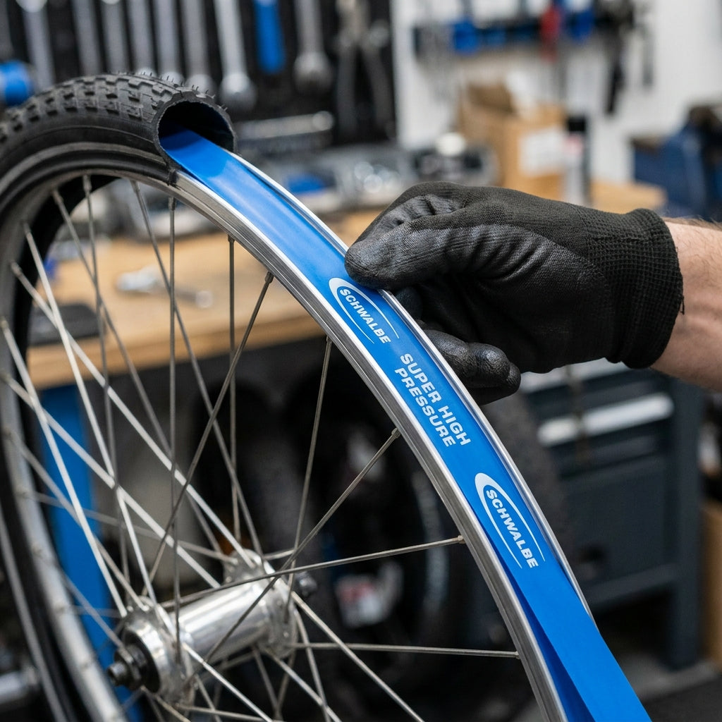 Schwalbe Super High Pressure Felgenband 26 Zoll (14-559) aus TPU für Pannenschutz bei hohen Drücken. fihrradteile.com.