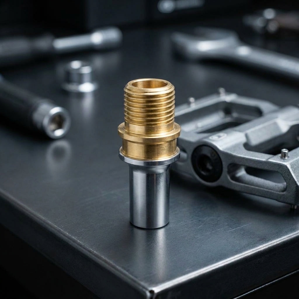 Crankbrothers Pedal Lagerbuchse V2 genutet. Hochwertiges Fahrrad Ersatzteil für reibungslose Pedalperformance und lange Lebensdauer.