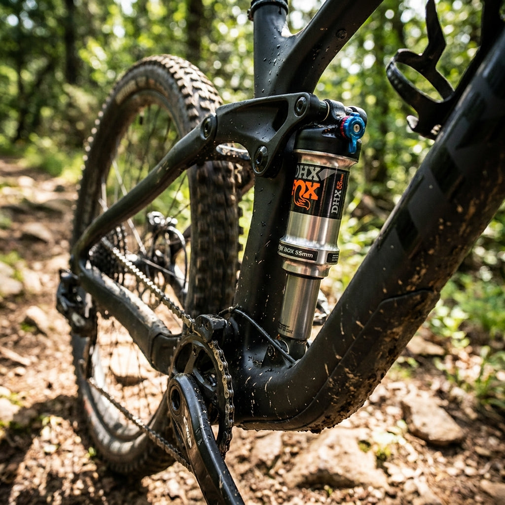 FOX Body DHX 55mm Dämpferkörper für Mountainbike Hinterbaufederung. Original Ersatzteil für präzise Performance.