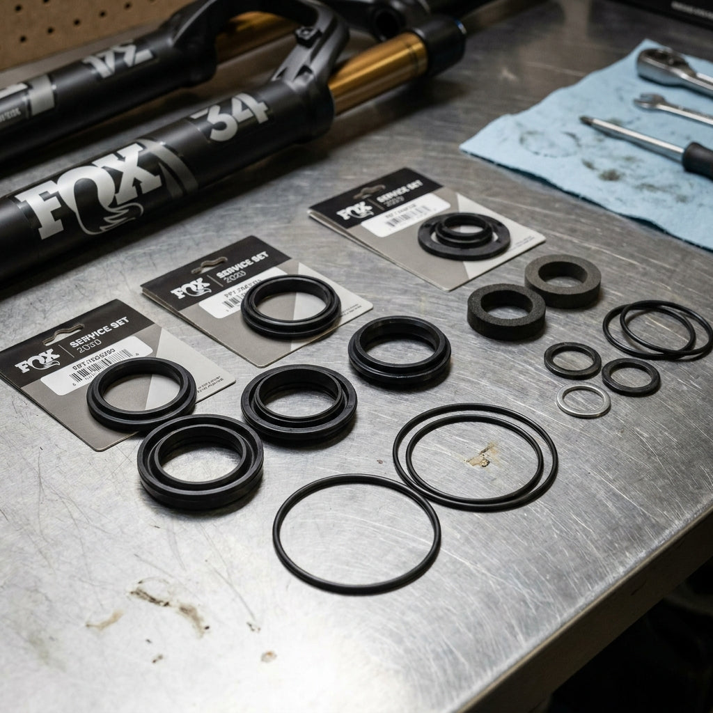 FOX Service Set 2020 für präzise Wartung von FOX 34 Z2 & Rhythm Mountainbike Federgabeln. Optimal für 27.5/29 Zoll.