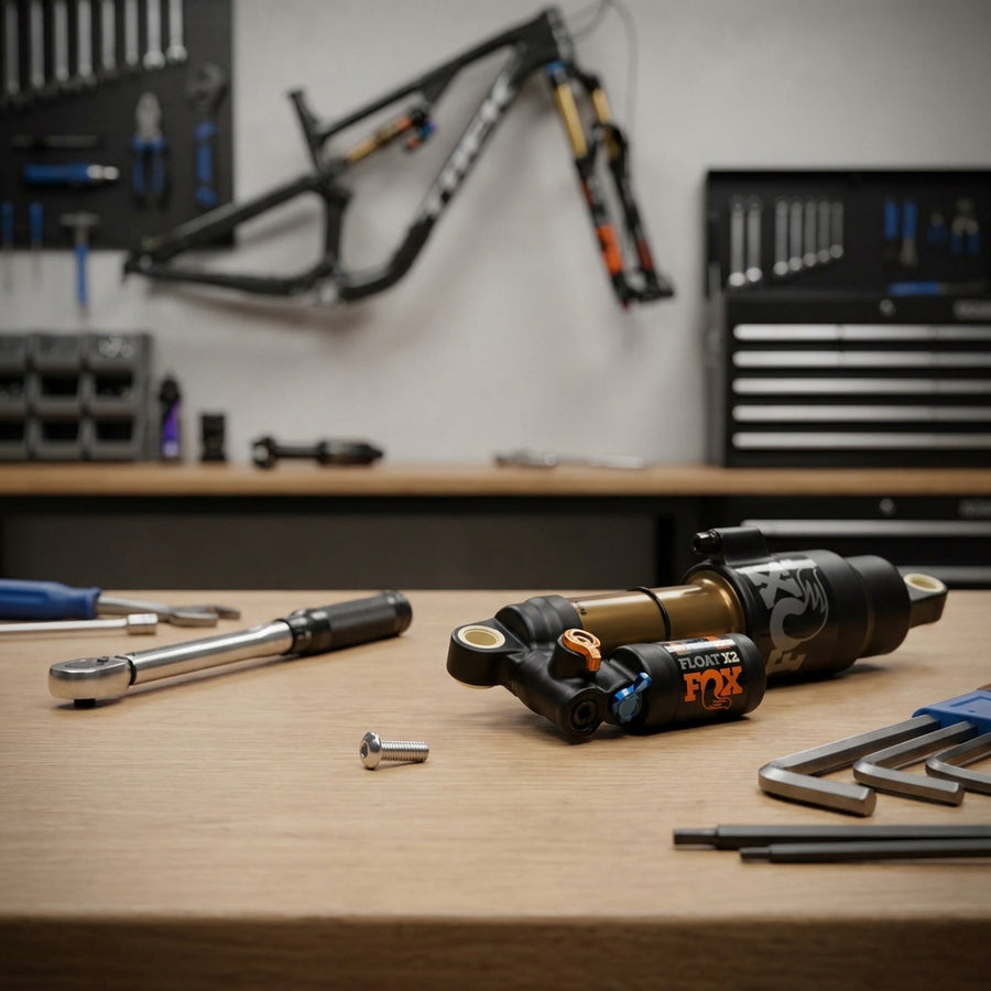 FOX Kit M3x8mm Befestigungsschrauben für Float X2 Float X Dämpfer. Präzises Fahrwerks-Tuning für Mountainbikes.