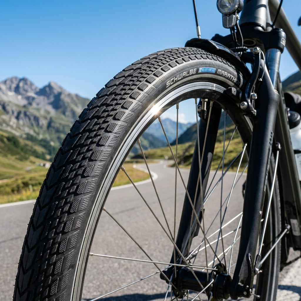 Schwalbe Marathon Almotion Faltreifen für Tourenrad und E-Bike. 28 Zoll, Pannenschutz, ADDIX Compound für Grip und geringen Rollwiderstand.