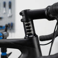 XLC A-Head Spacer-Set AS-A02, schwarz matt Aluminium, zur individuellen Lenkerhöhenanpassung am Fahrrad.