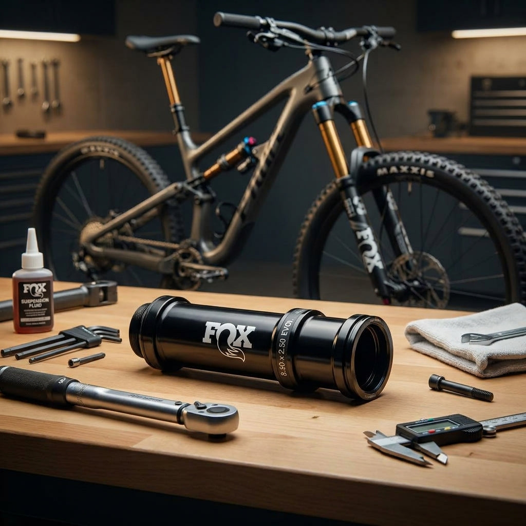 FOX Service Set Sleeve Assembly 8.50x2.50 EVOL Black für präzise Dämpferwartung. Stellt Fahrwerks-Performance wieder her.