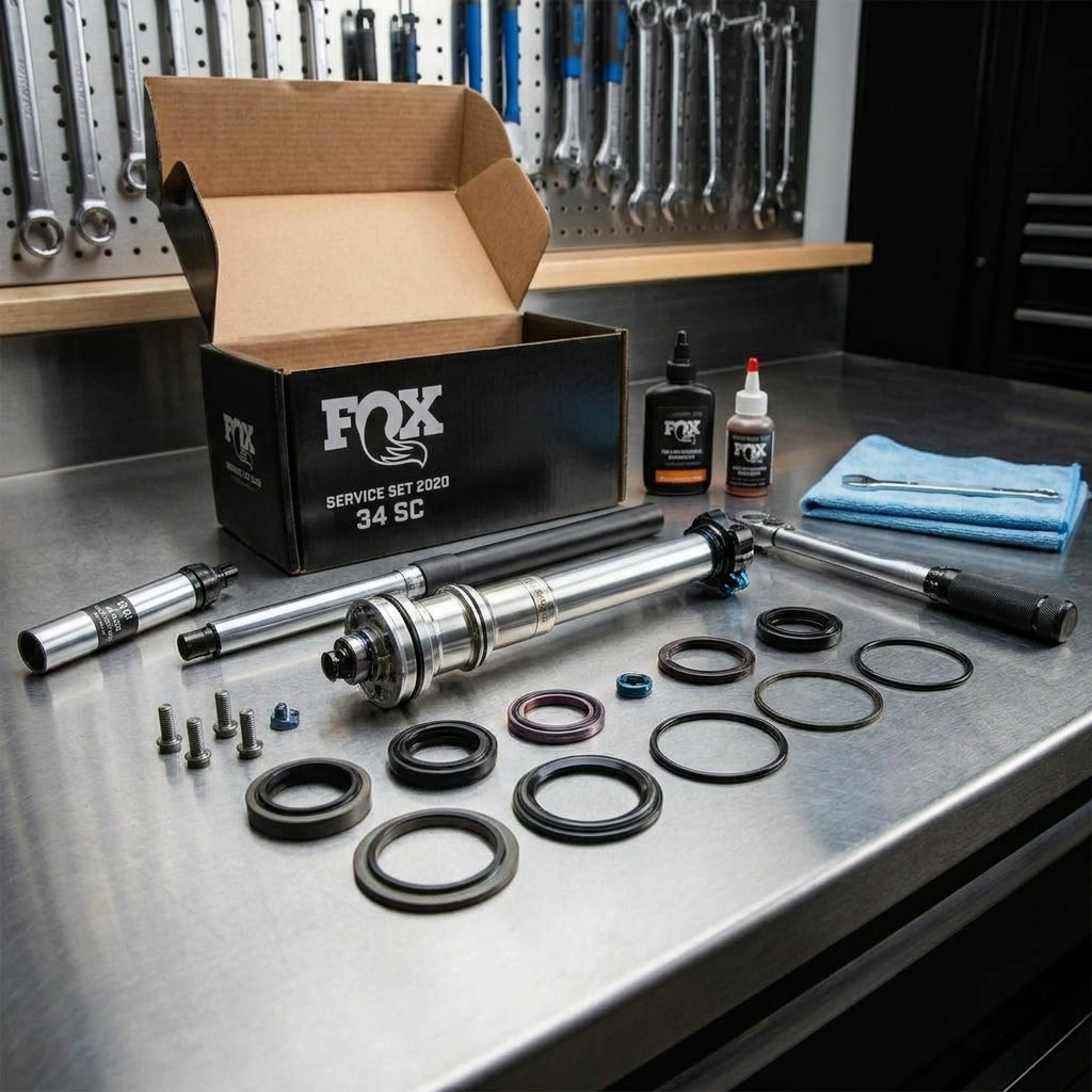 FOX Service Set 2020 34 SC 29" 120 mm Wartungskit. Präzises LIVE Cart Assy für FOX Federgabeln. fihrradteile.com.