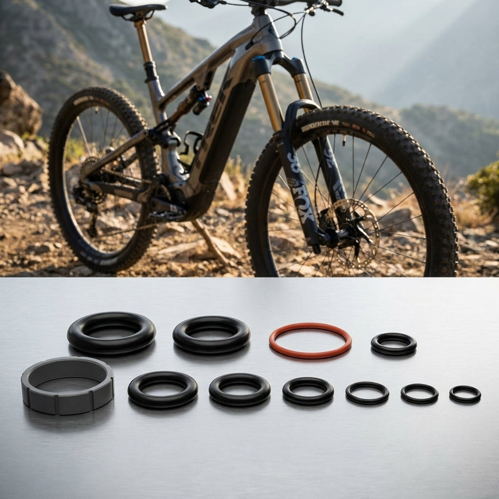 FOX Seal Kit 36 FLOAT NA 3 Glidecore Dichtungs-Set für E-Bike-Federgabel, mit Dichtungen und Bike.