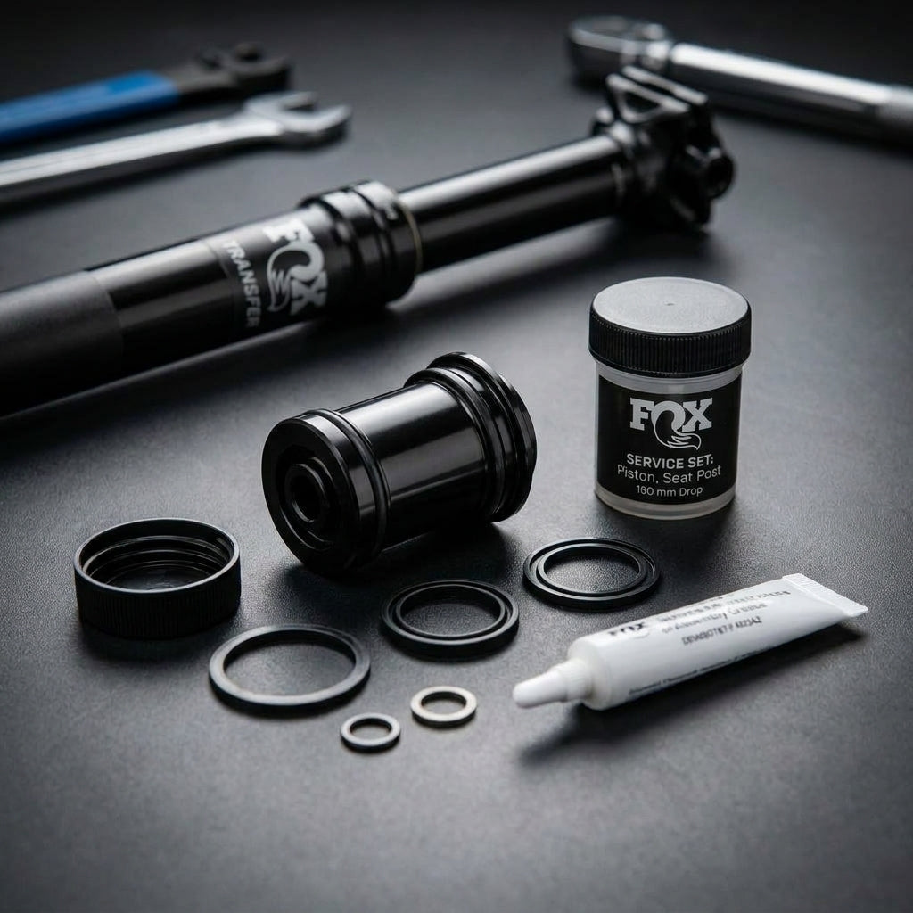 FOX Service Set: Piston, Seat Post, 150 mm Drop für FOX Transfer Sattelstütze. Wartung, Reparatur, Performance.