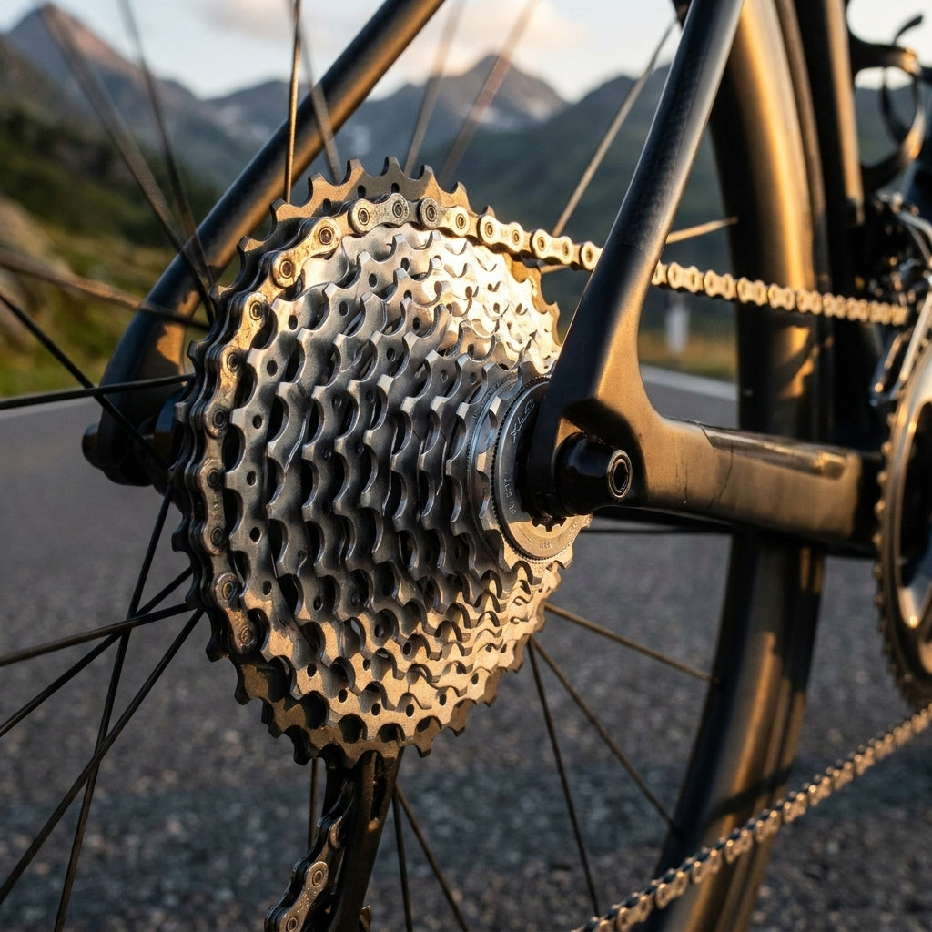 XLC Xtralight 11-fach Zahnkranz-Kassette für Shimano Rennräder. Leichte, präzise Kassette aus Stahl/AL 7075-T6 für Top-Performance.