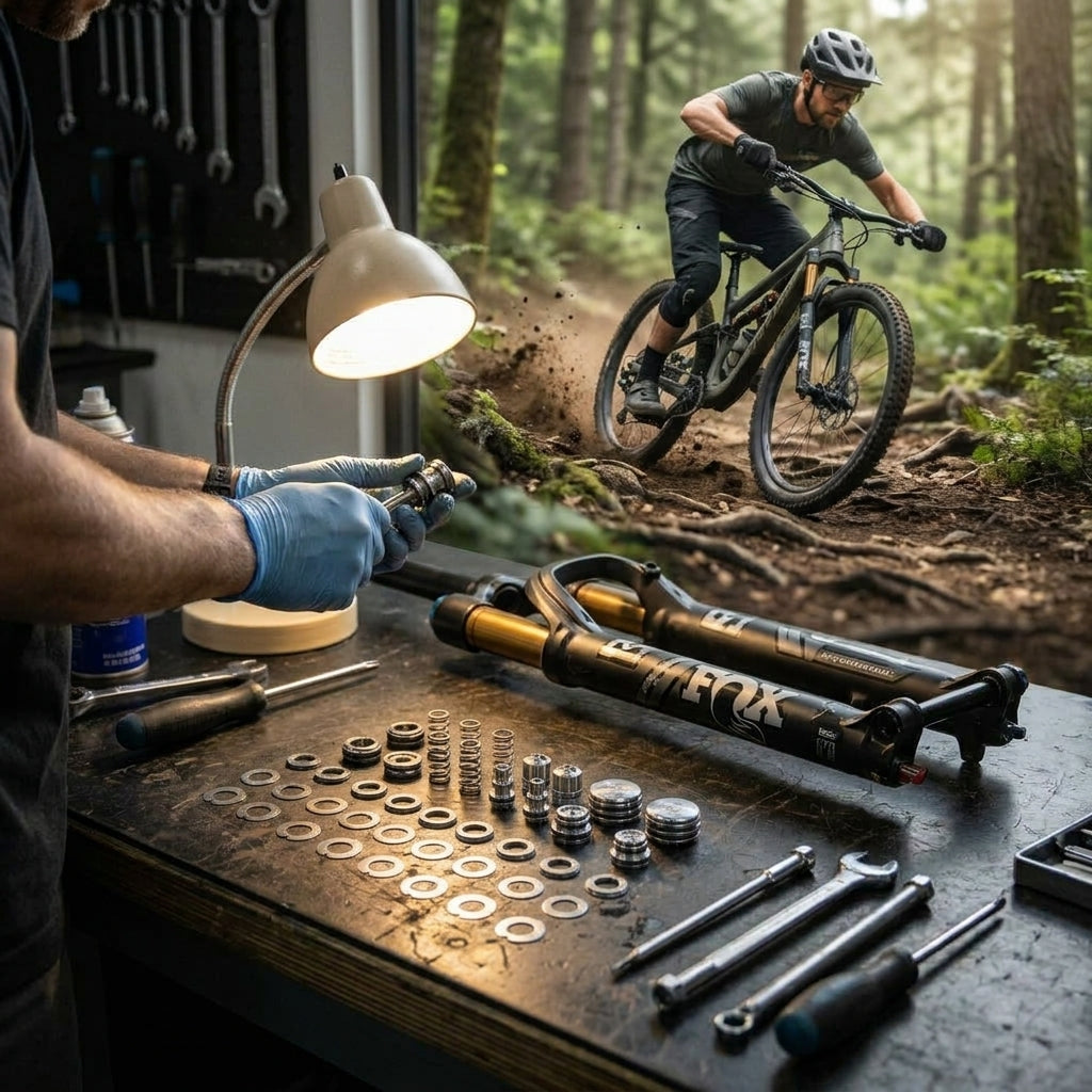 FOX Service Set Grip Rebound Valving FK: Präzises Tuning für FOX Federgabeln, optimale Mountainbike Performance.