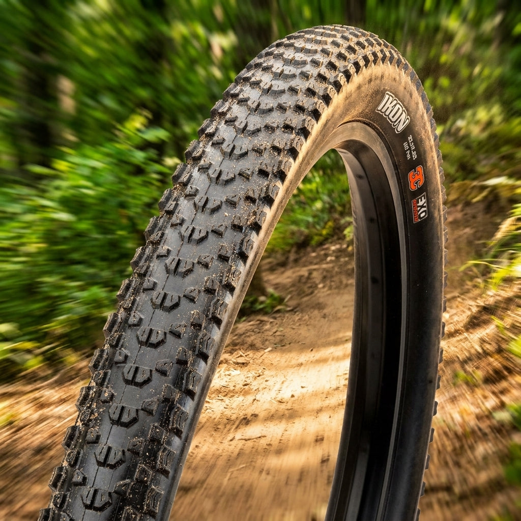 Maxxis Ikon 27.5x2.20 MTB Reifen schwarz Draht für Cross-Country und Marathon. Vielseitig, geringer Rollwiderstand, top Traktion.