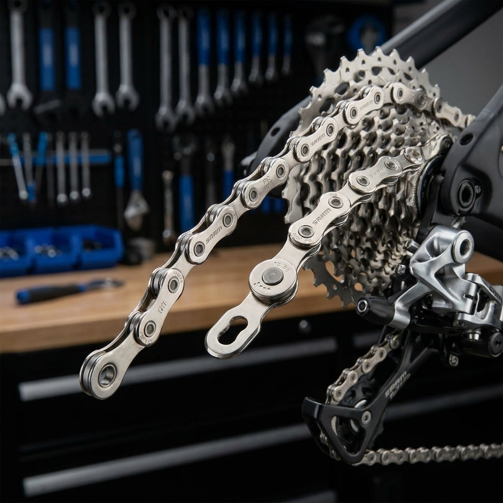 Langlebige SRAM Power Chain PC-1051 10-fach Kette für Road & MTB, mit PowerLock Verschluss
