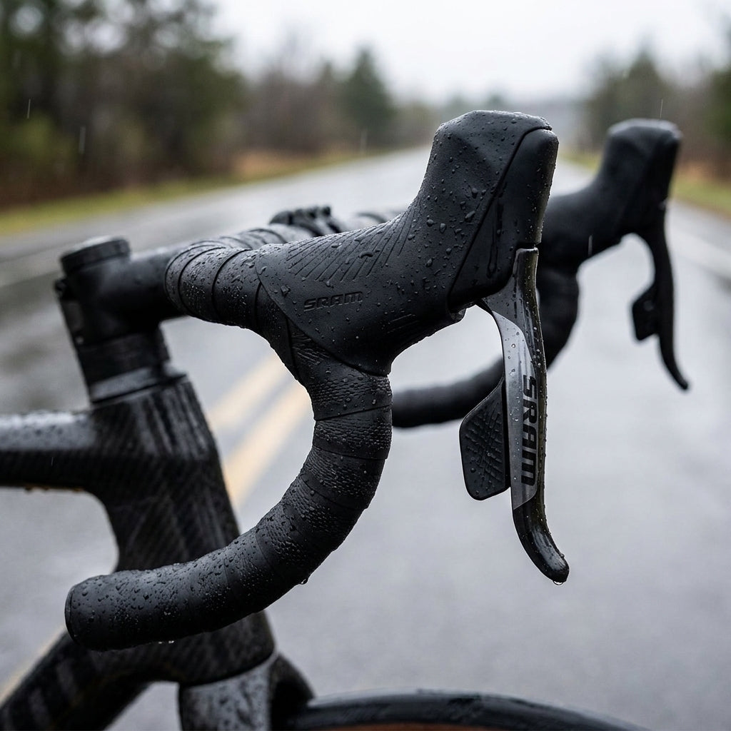 SRAM Rennrad Bremshebelüberzug schwarz für Apex AXS, Rival AXS, Force D2. Maximaler Grip, Komfort und Schutz fürs Cockpit.