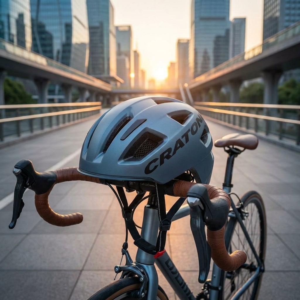 Cratoni C-Pure City Fahrradhelm midnight matt blau. Sicherer, stilvoller Helm für City, MTB, Trekking und Tour. Erwachsenenhelm.