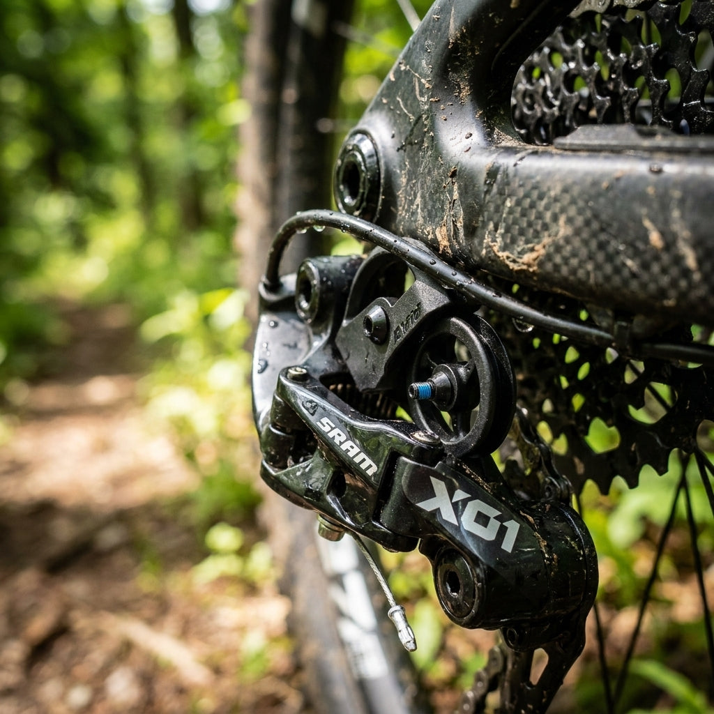 SRAM KabelführungsKit für X01, X01 DH, X1 Schaltwerke. Präzise Mountainbike Zugführung für maximale Schaltperformance.
