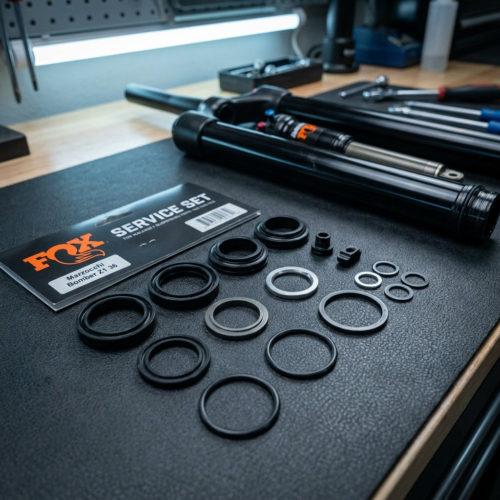 FOX Service Set für Marzocchi Bomber Z1 36 Federgabel. Präzise Wartung für optimale Mountainbike-Performance und Langlebigkeit.