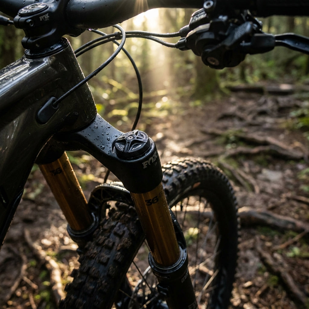FOX Air Knob für 2025 FOX 36 E-SUV E-MTB Federgabel. Präziser Luft-Einstellknopf für mehr Kontrolle und Komfort. Fahrrad Upgrade.