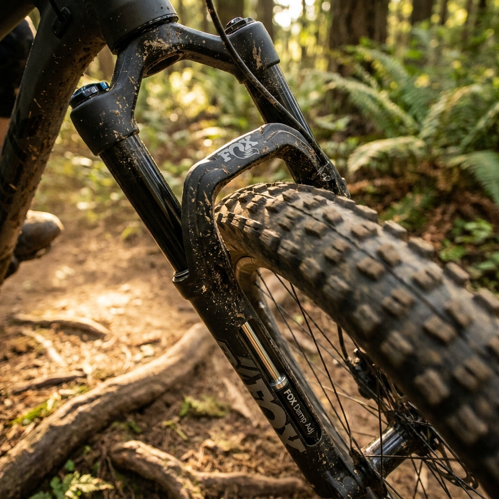 FOX Damp Adj Part Rebound Rod für Rhythm/Bomber Federgabeln. Präzise Dämpfungsabstimmung für Mountainbike-Performance.