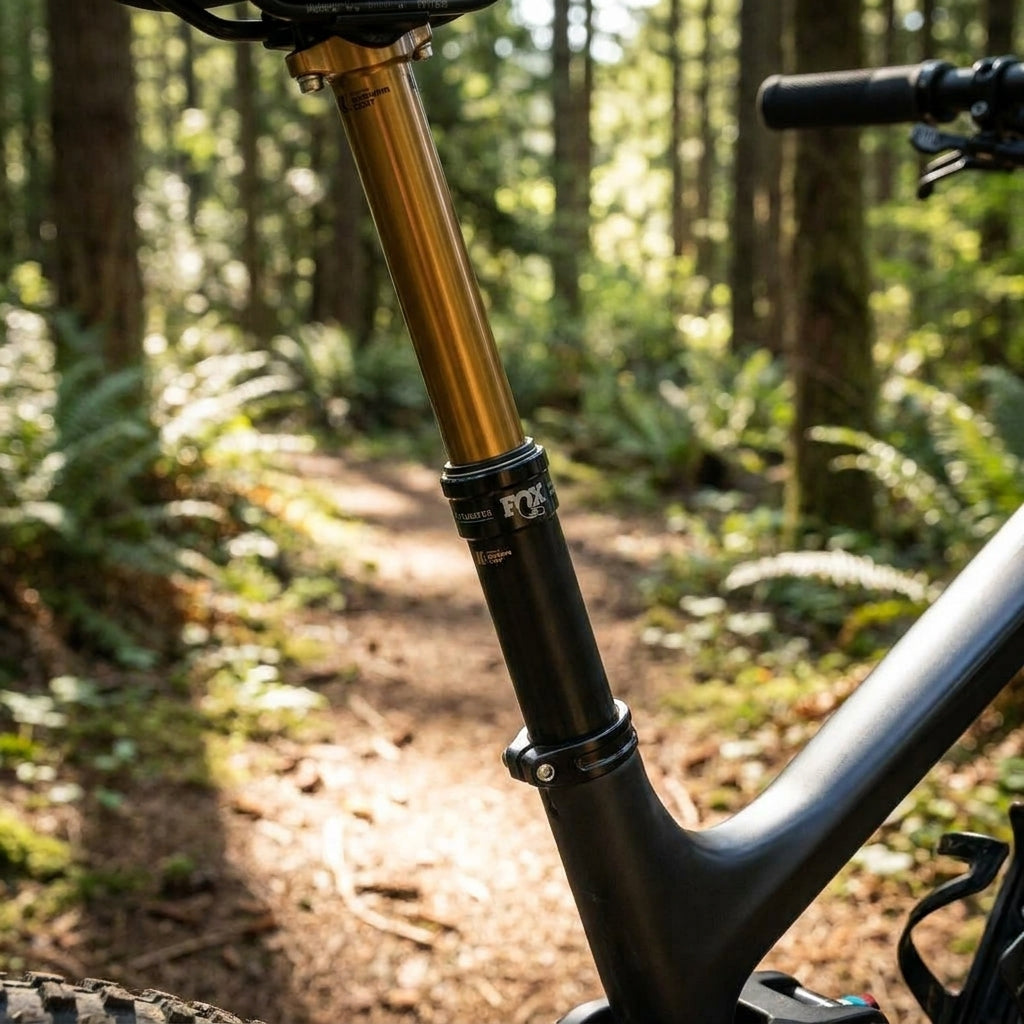 FOX Transfer Neo Upper Post Convex Kashima 100mm. Präzises Ersatzteil für FOX Variostützen. MTB Performance.
