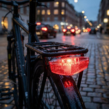 Büchel LED-Rücklicht Tivoli mit Standlicht, Dynamo-Version, Gepäckträgermontage 5080 mm, StVZO-zugelassen