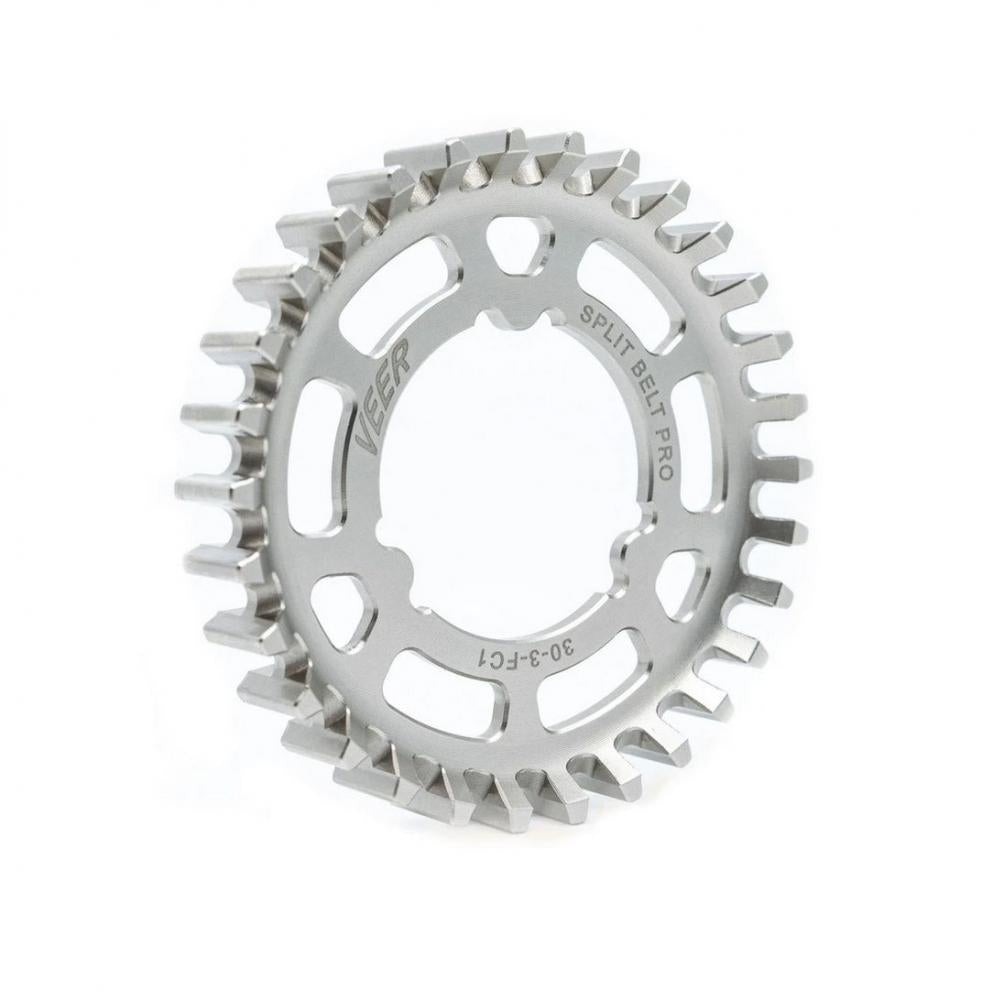 Veer Split Belt Pro Hintere Riemenscheibe, Alfine-Nexus, 3-Spline, 30 Z., silver