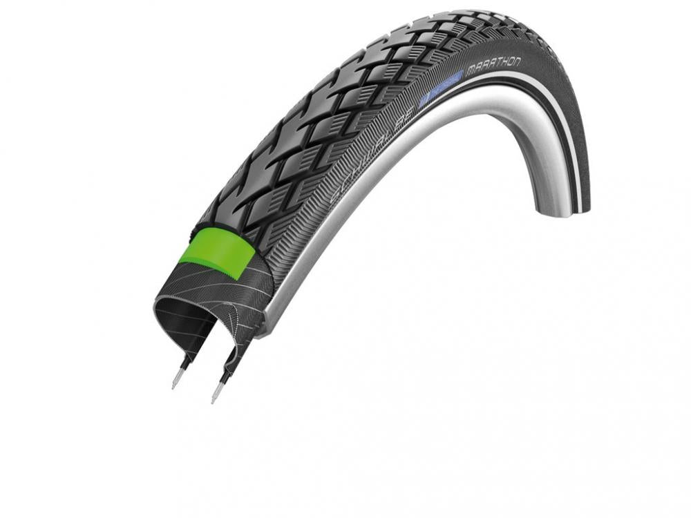 Schwalbe Marathon Drahtreifen 28x1.40 Zoll im Querschnitt mit Pannenschutz