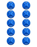 FOX Spring Hardware Kit 38 FLOAT Air Topcap 2021 Aluminium Blau eloxiert 10 Stück Service Ersatzteil für FOX 38 Federgabel Luftfeder Topcap Set 803-01-677