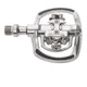 M-Wave Pedal Drag-T1 Klick silber, Shimano SPD