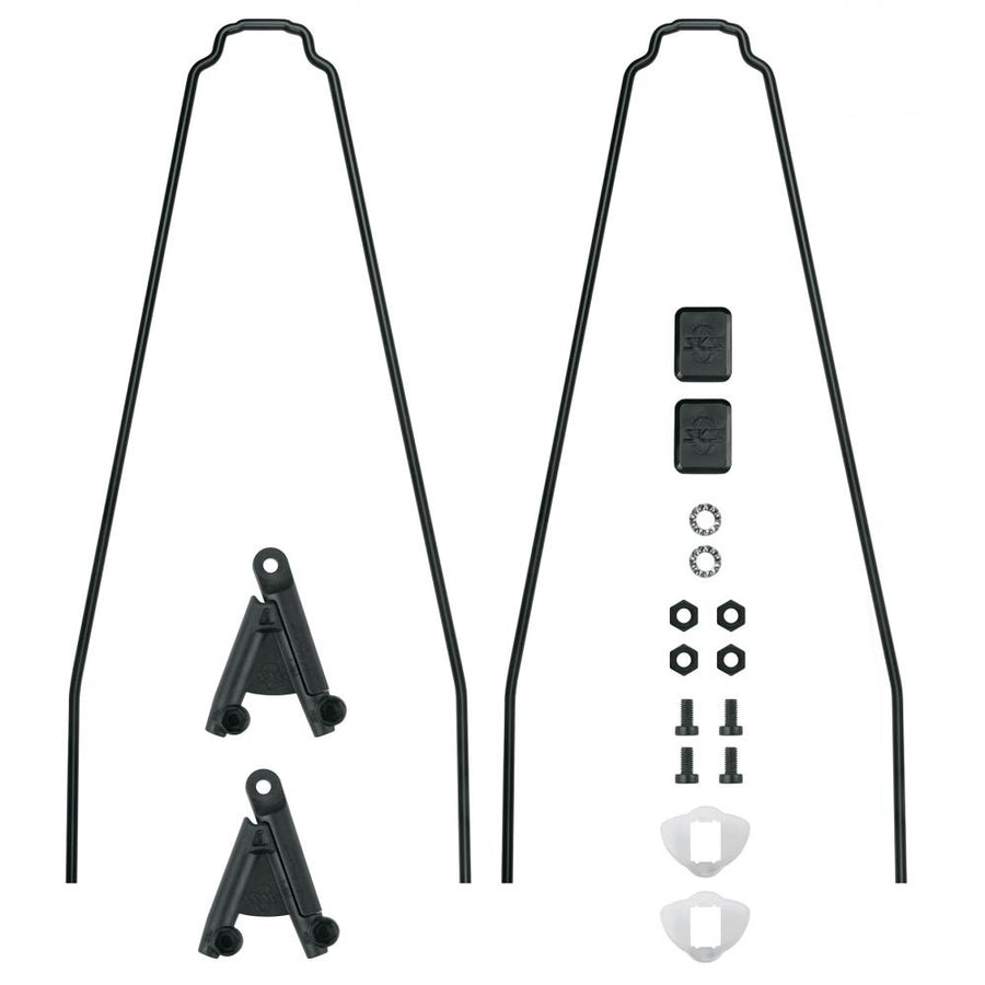 SKS Bluemels Style 46 Ersatzstreben Set für 28 Zoll Schutzbleche, 325 mm Vorderradstreben, schwarz, inkl. ESC-V-Adapter und Befestigungsmaterial