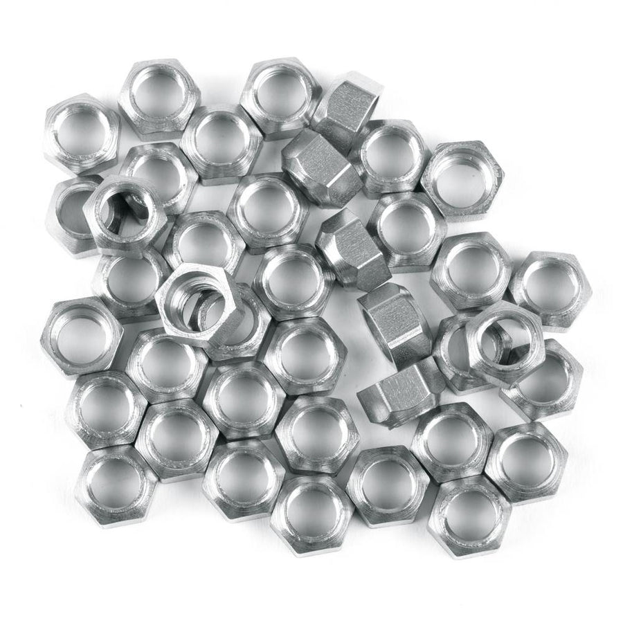 SKS Mutter 8.0x5.0 V2A, silber, 40er Set  Edelstahl-Befestigungsmuttern für SKS-Schutzbleche, korrosionsbeständig, ideal für Bluemels und Velo Modelle