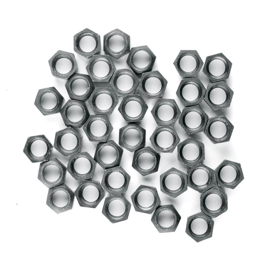 SKS Mutter 8.0x5.0 V2A, schwarz, 40er Set  Edelstahlmuttern für SKS-Schutzbleche, korrosionsbeständig, ideal für Strebenbefestigung
