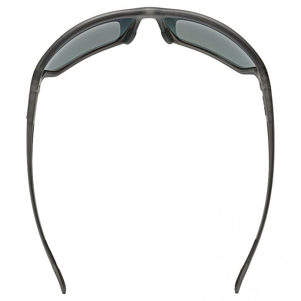 uvex Sportstyle 806 Sportbrille smoke matt mirror red - S3, 100% UV-Schutz, Soft-Nasenpads