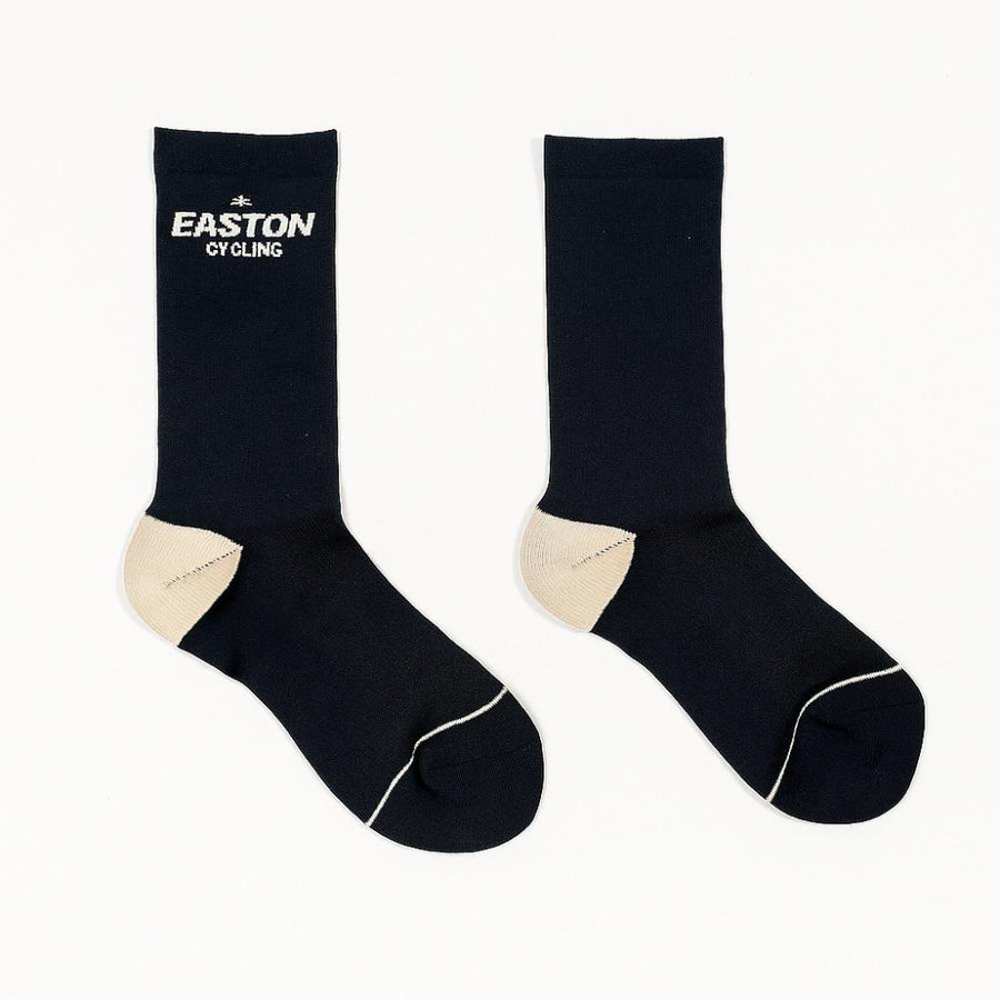 Easton Coolmax Socken schwarz L/XL - Atmungsaktive Radsocken für hohen Tragekomfort