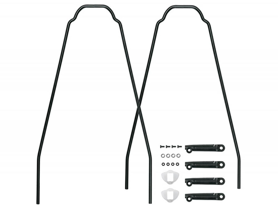 SKS Bluemels Basic Ersatzstreben-Set 24" 60 mm, schwarz, 2 Unterlaufstreben (275 mm & 295 mm), inkl. Befestigungsmaterial, passend für Bluemels Schutzbleche