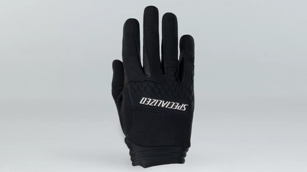 Specialized TRAIL SHIELD Handschuh LF WMN BLK L BLACK - MTB Langfinger Handschuh mit Schutz - Handschuh Langfinger