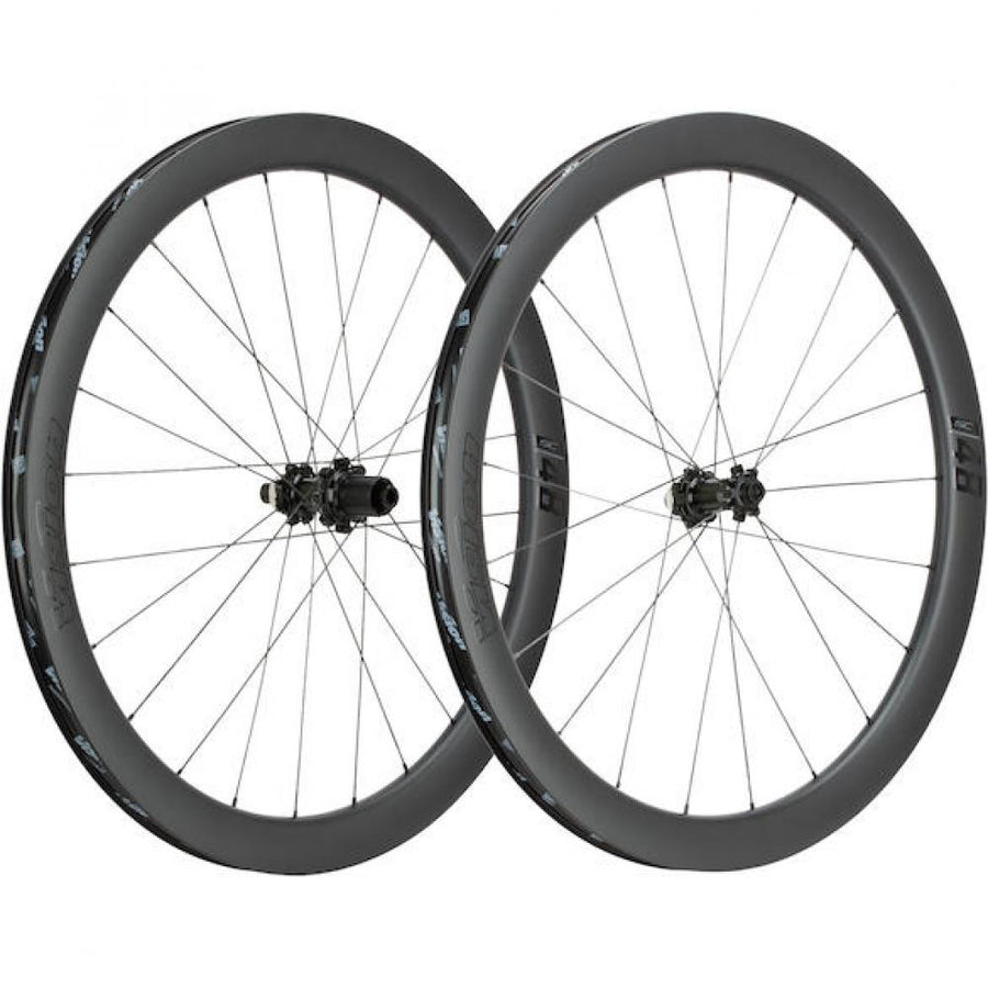 Vision Laufradsatz SC 48 i25 Disc 622x25x48 mm Schwarz - aero-optimierter Carbon-Allrounder